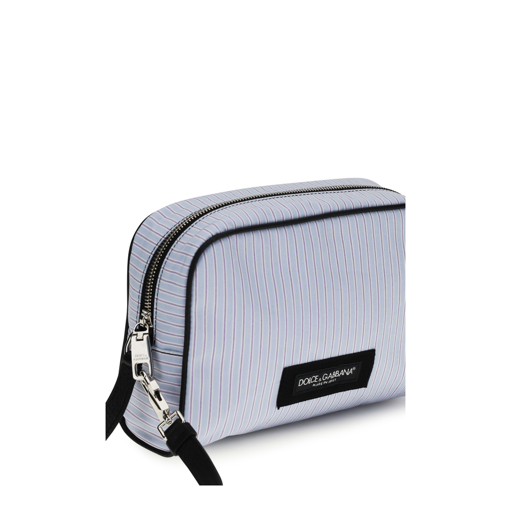 MAYFEYR - Dolce & Gabbana - Striped Poplin And Leather Handbag - BM2500A0390