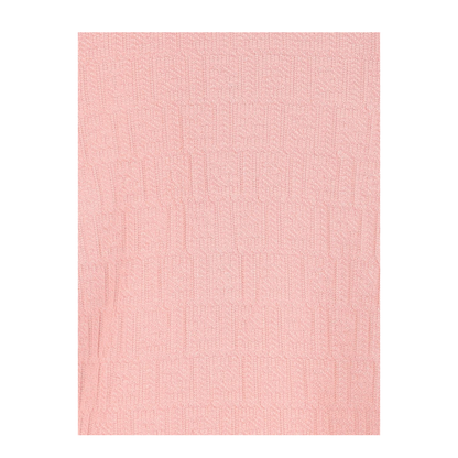 Pink Polo T-Shirt with Jacquard