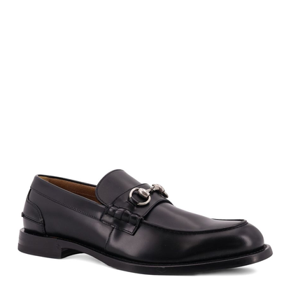 Loafer with Horsebit in Black Leather