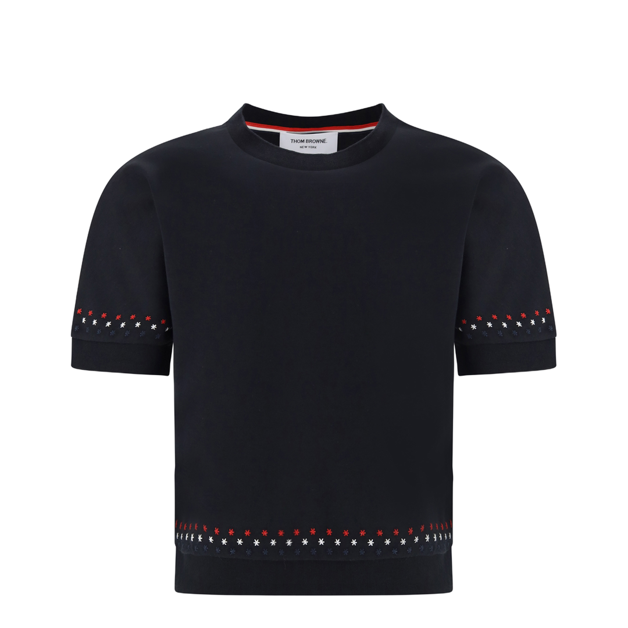 MAYFEYR - Thom Browne - Snowflakes T-Shirt - FJS255EJ0055
