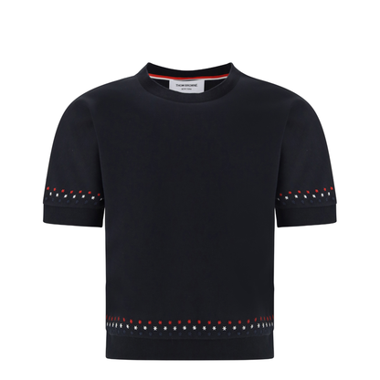 MAYFEYR - Thom Browne - Snowflakes T-Shirt - FJS255EJ0055