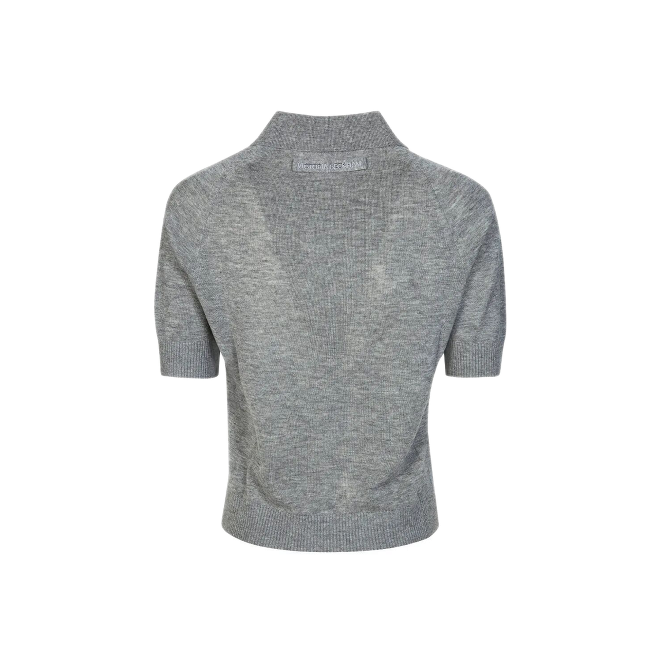 MAYFEYR - Victoria Beckham - Lightweight Fine Gauge Knitted Polo Top - 1126KTP007013A2456