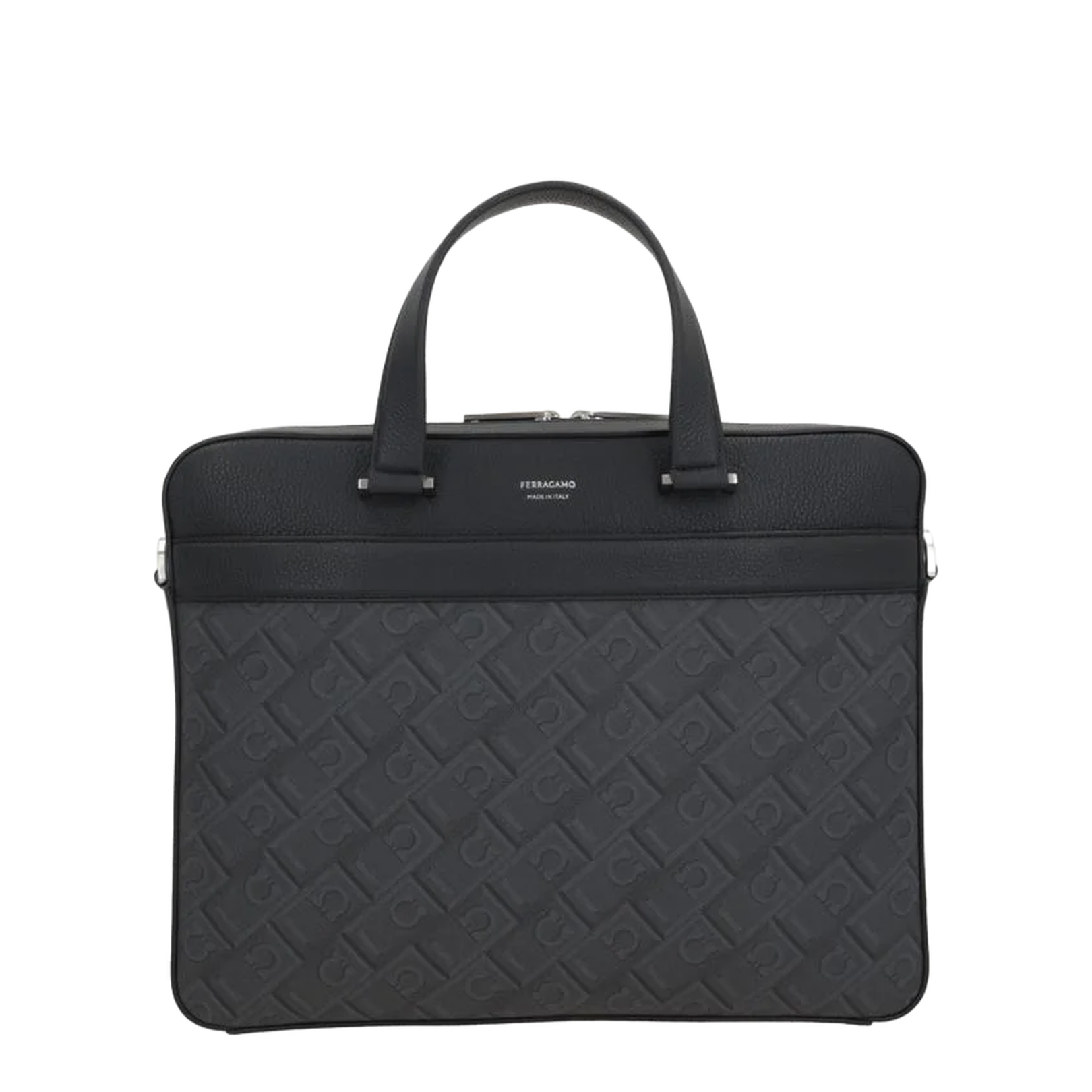 Business Bag with Monogram Print
