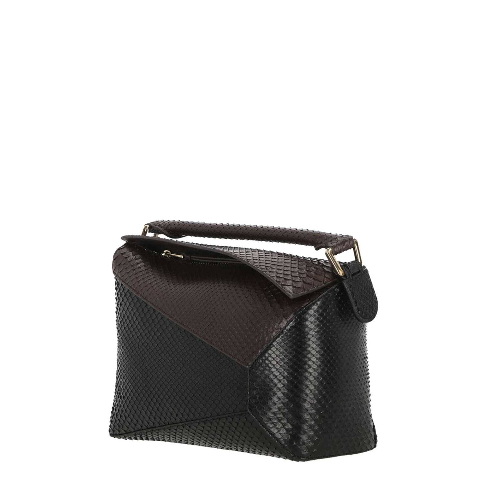 Puzzle Edge Small Bicolour Bag
