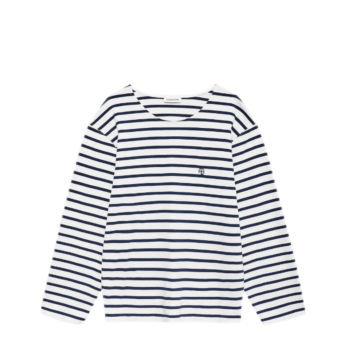 MAYFEYR - Anine Bing - Newton Tee Navy Stripe - A0811995STR15