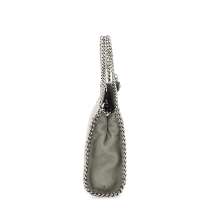 Falabella Tiny Polyester Tote - Light Grey
