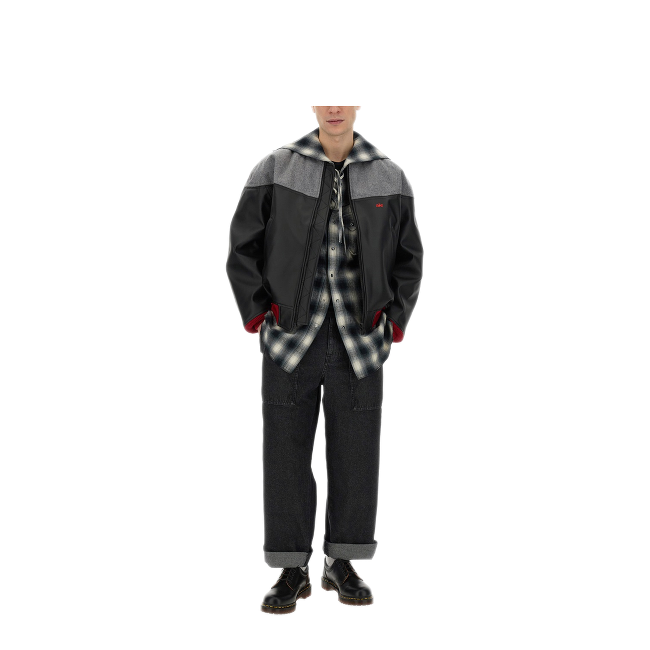 MAYFEYR - AïE - Jacket With Logo - NS921BBLACK
