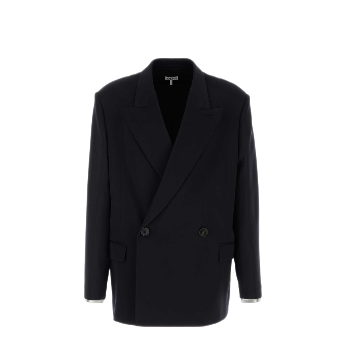 MAYFEYR - Loewe - Navy Blue Wool Blend Blazer - H526Y03WDLDARKNAVYBLUE