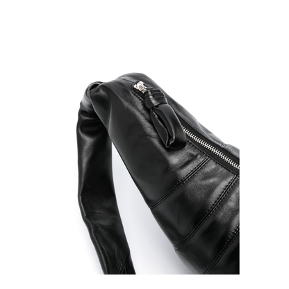 Croissant medium leather shoulder bag