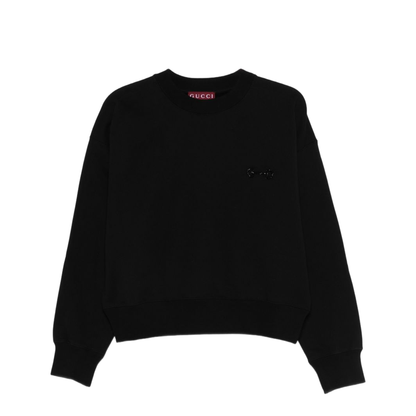 Long Sleeve Crew-Neck Boxy Sweater