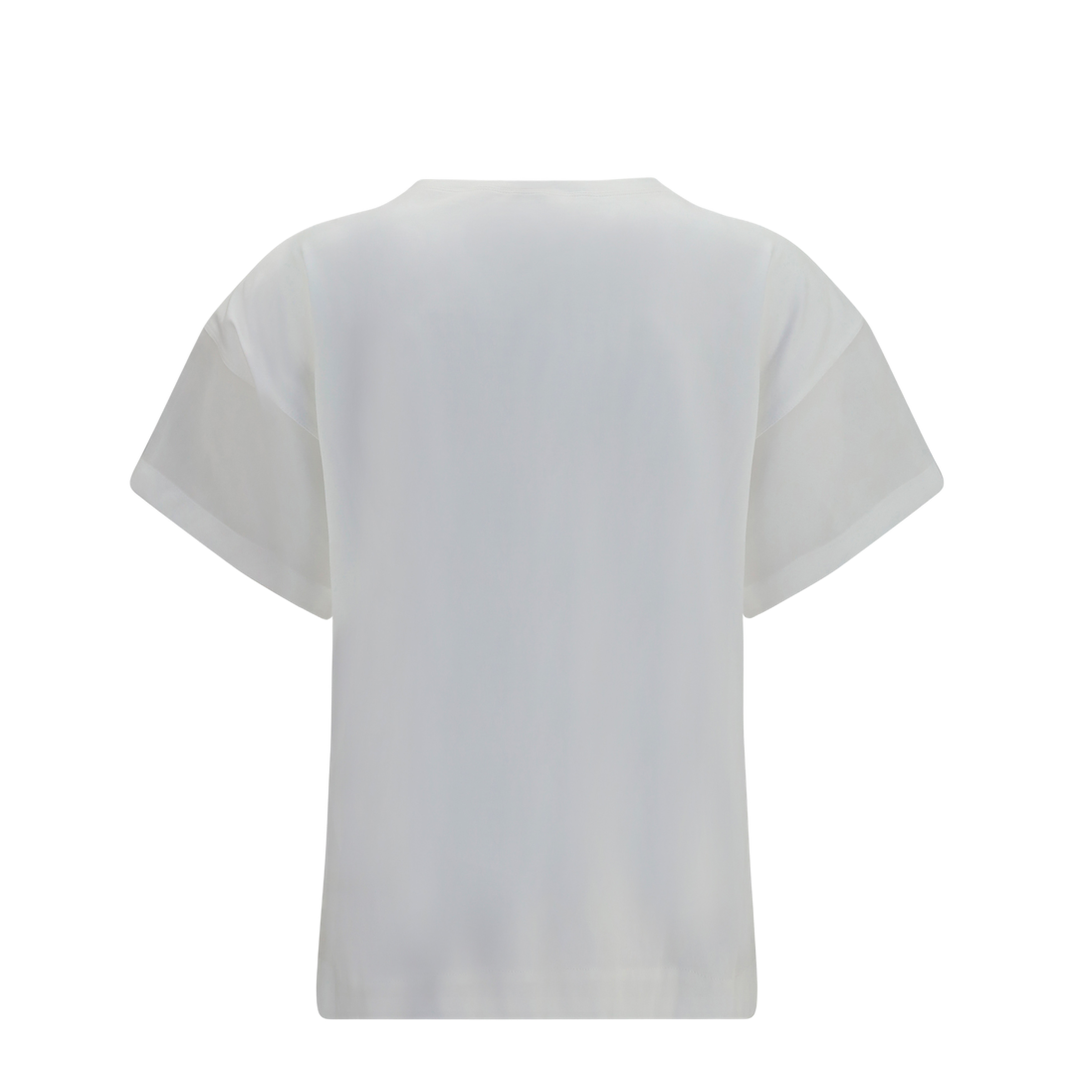 MAYFEYR - Brunello Cucinelli - Cotton T-Shirt With Sheer Sleeves And Side Panels - M0T81BX800