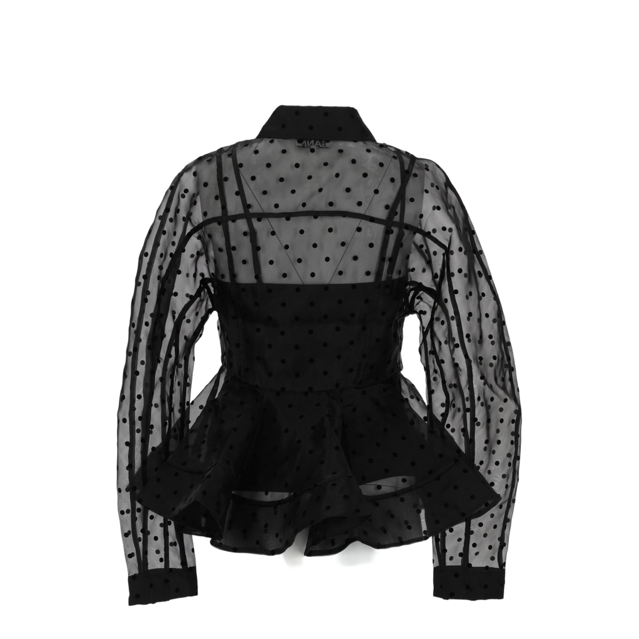 MAYFEYR - Ganni - Peplum Shirt In Organza - A1040083099