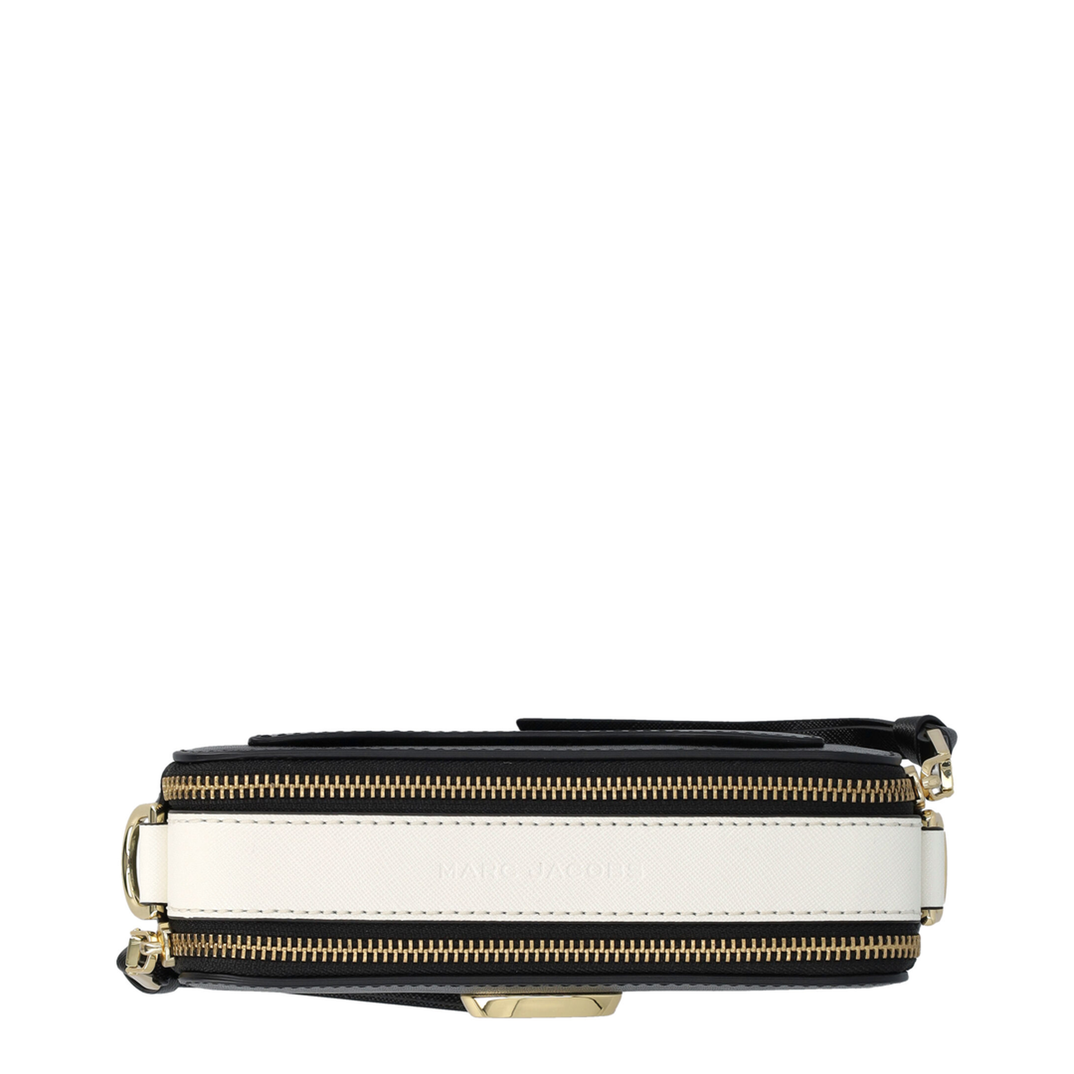 The Snapshot Saffiano Leather Crossbody Bag - BLACK/MULTI