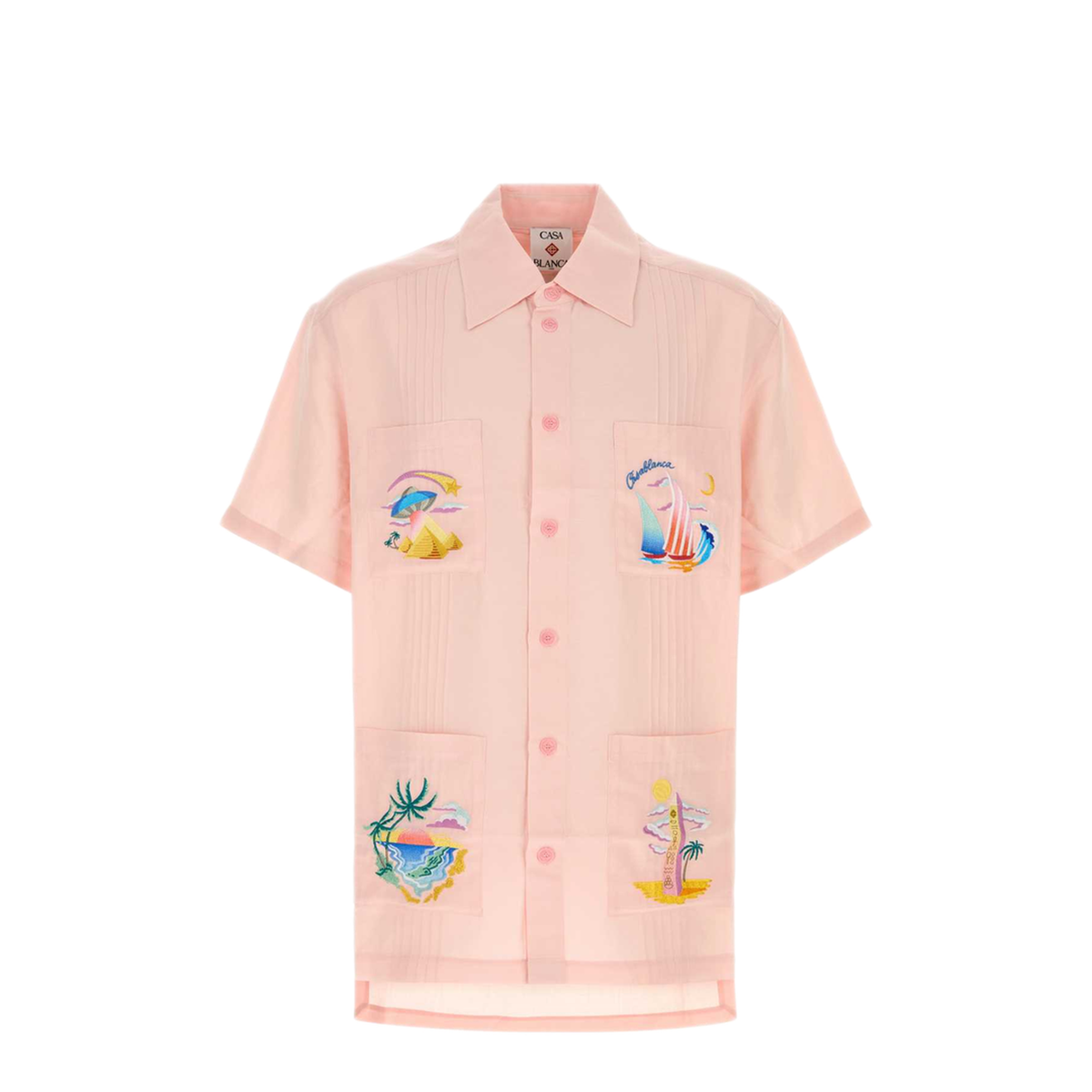 MAYFEYR - Casablanca - Pink Viscose Blend Shirt - MPF26SH28401PINK