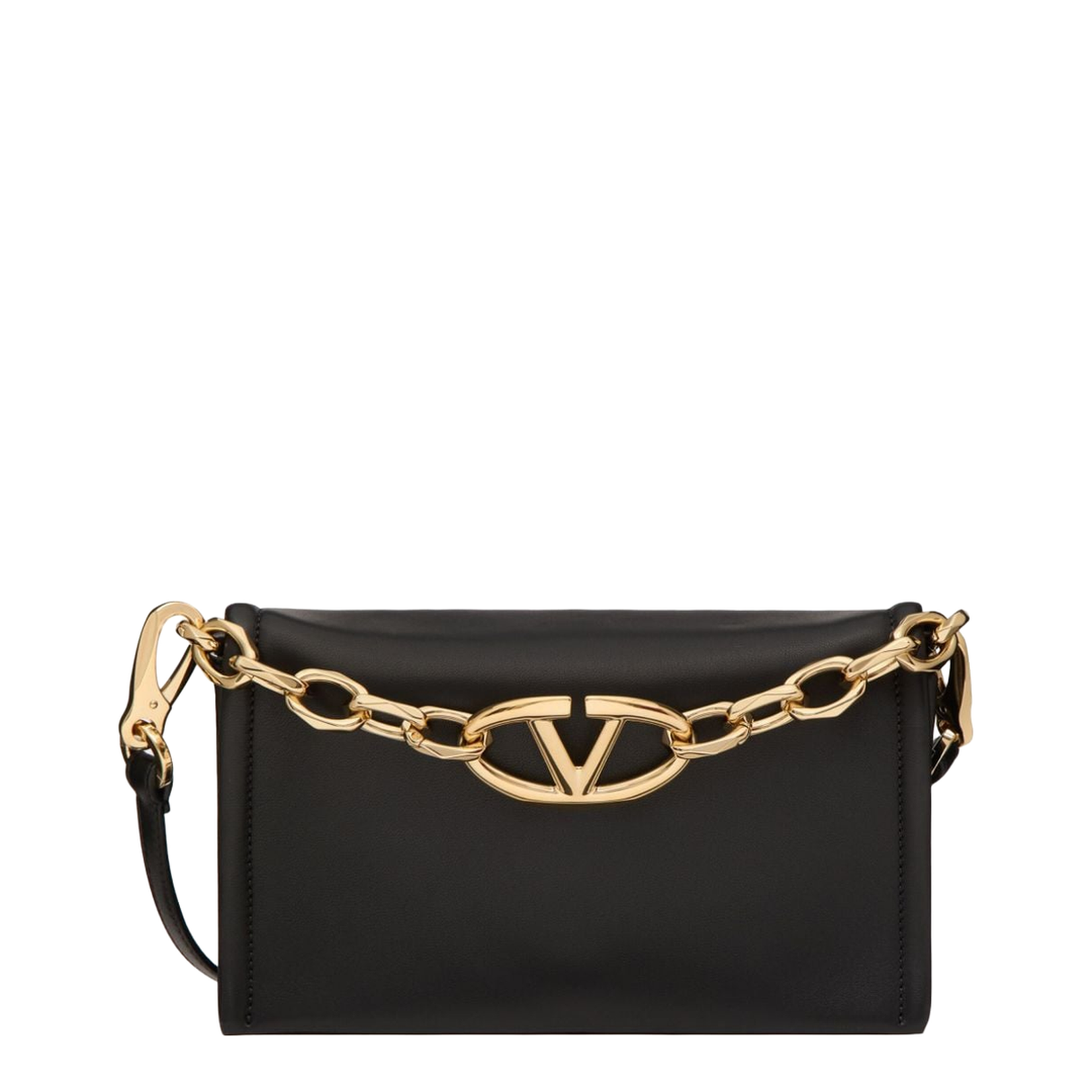VLogo Chain Clutch Bag