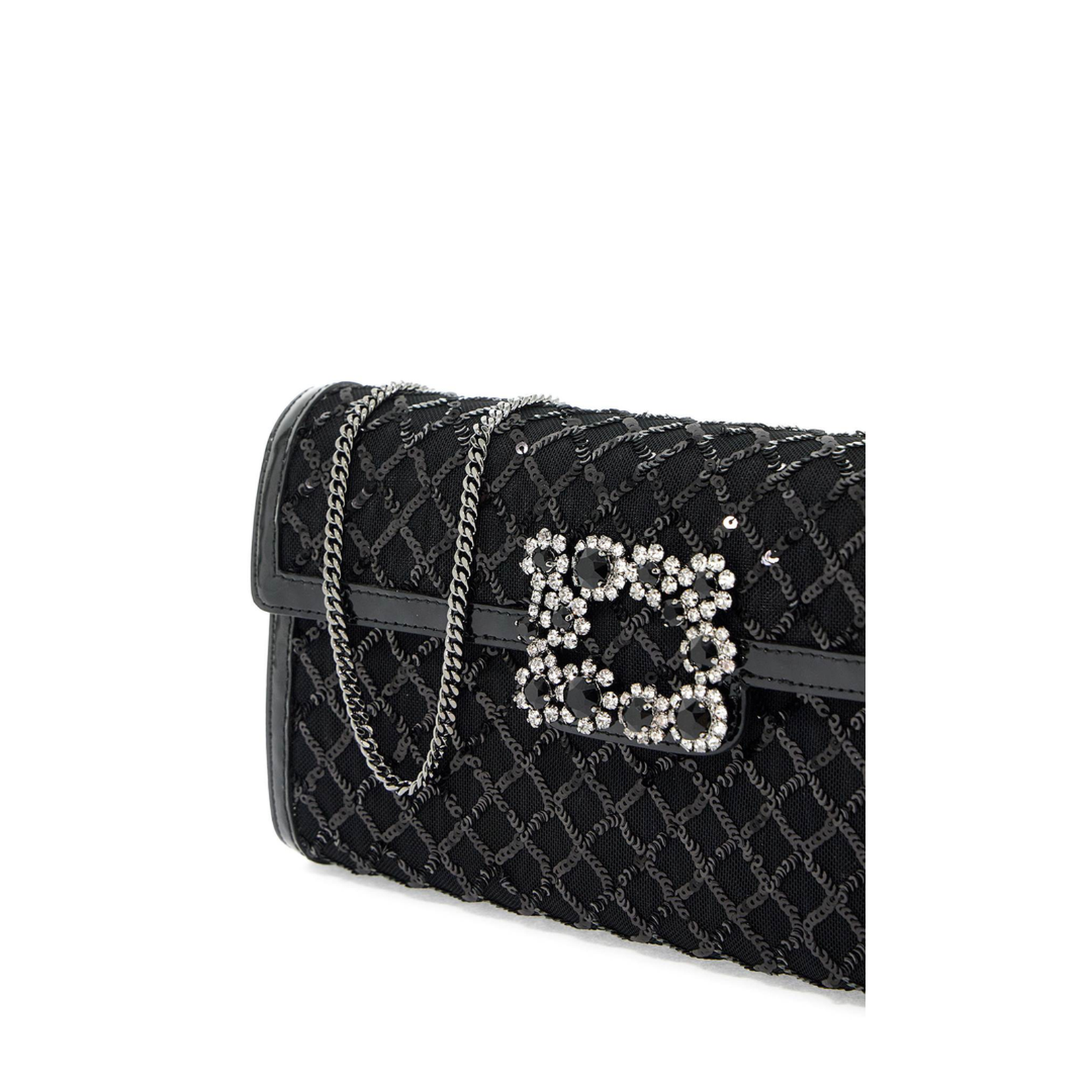 Envelope Flap Piping Flower Buckle