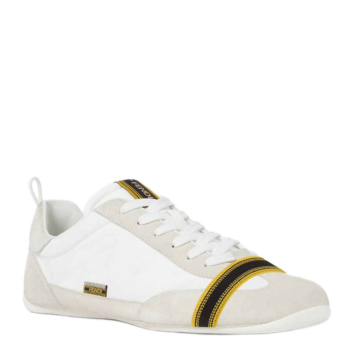 Wrap Suede And Fabric Sneakers