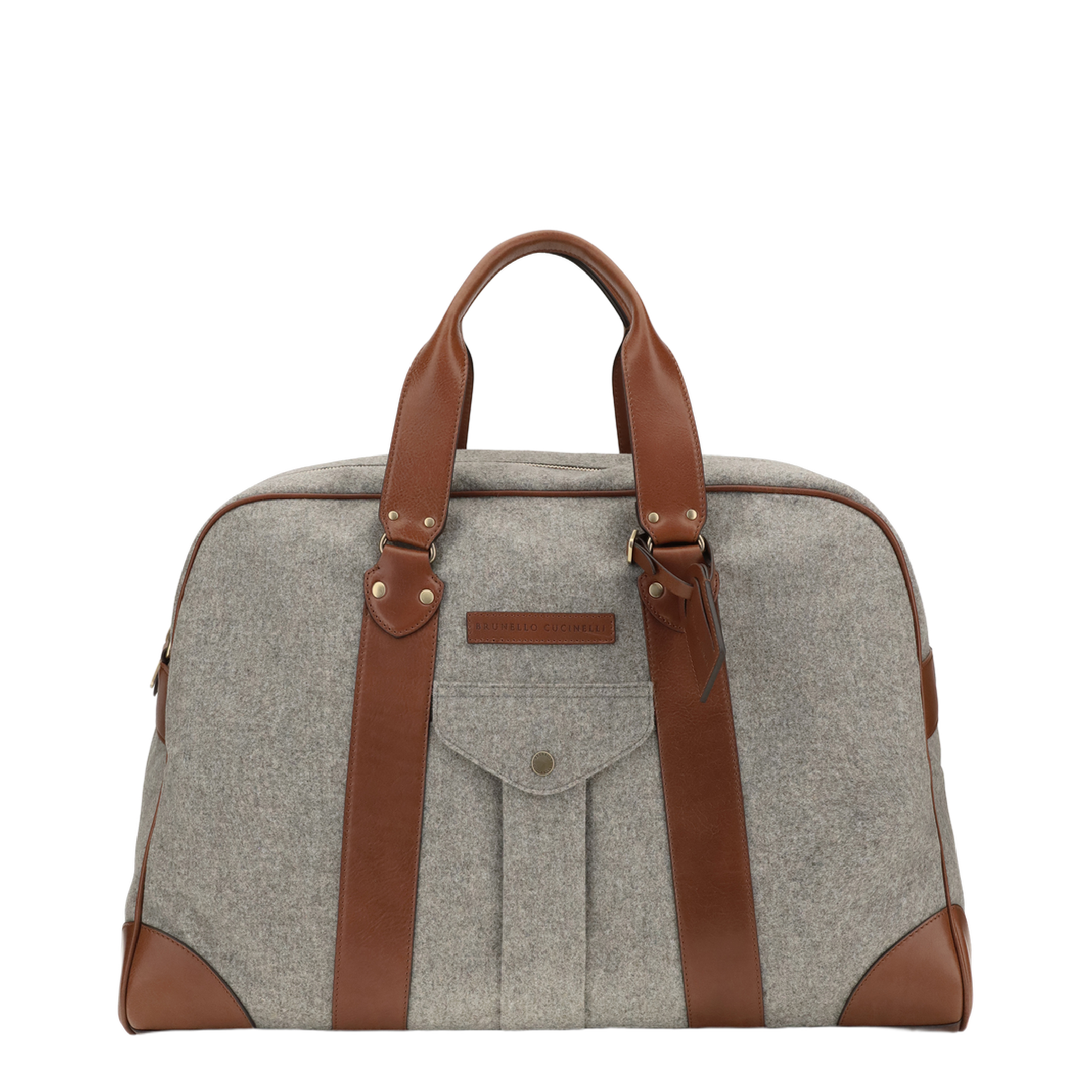 MAYFEYR - Brunello Cucinelli - Wool And Leather Travel Bag - MBPABU394