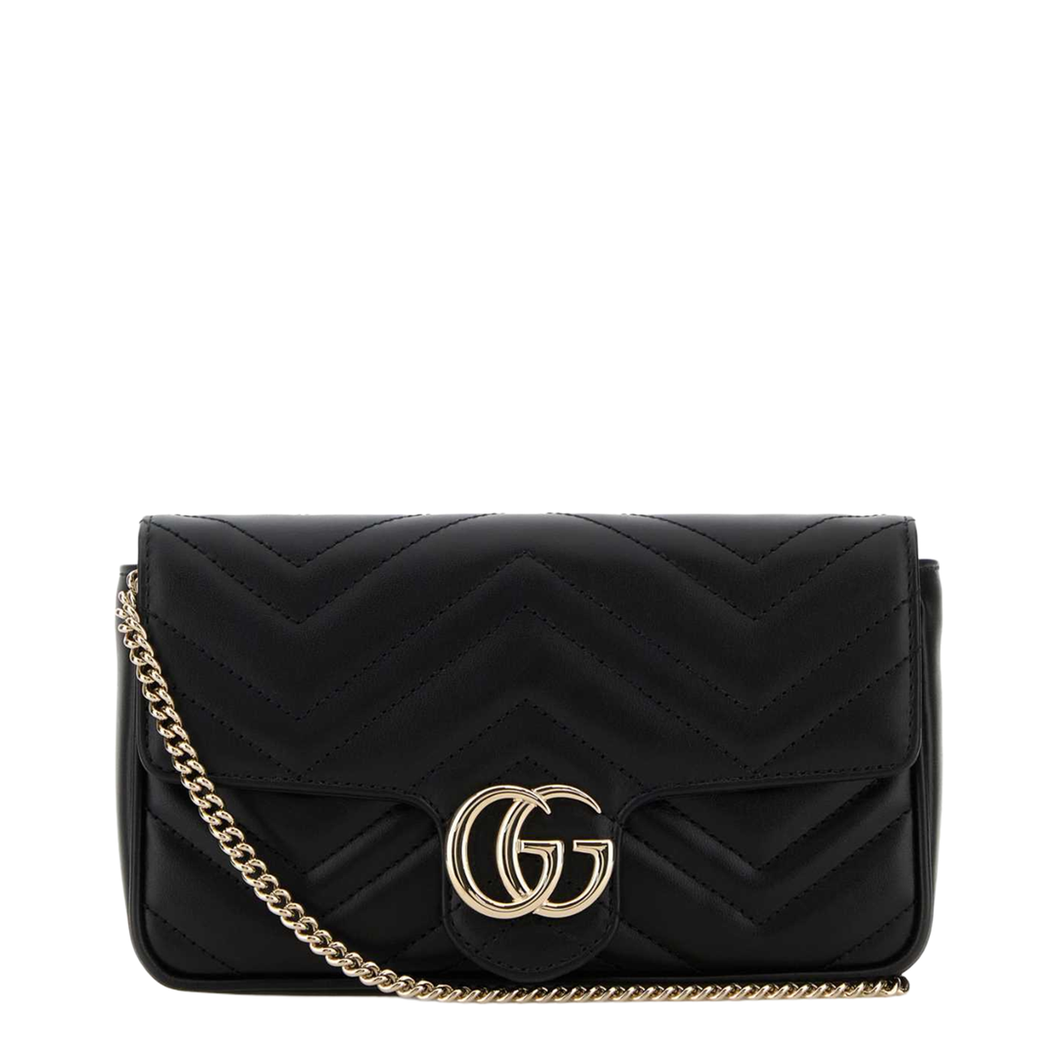 Black Leather Small Shoulder Bag