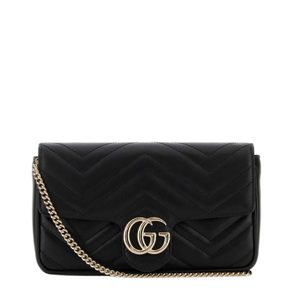 Black Leather Small Shoulder Bag