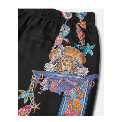 Coral Theatre Print Bermuda Shorts