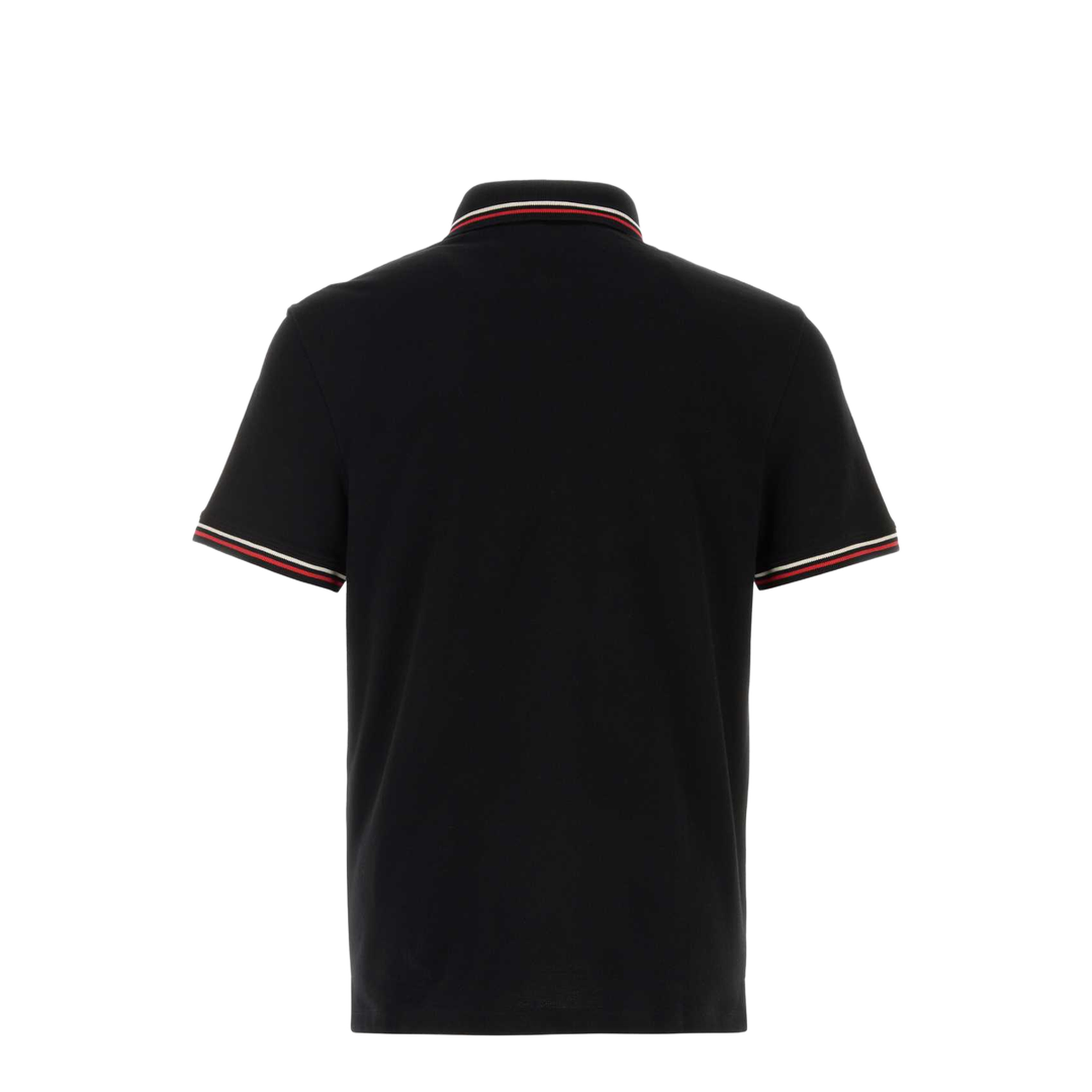 Black Cotton Polo Shirt