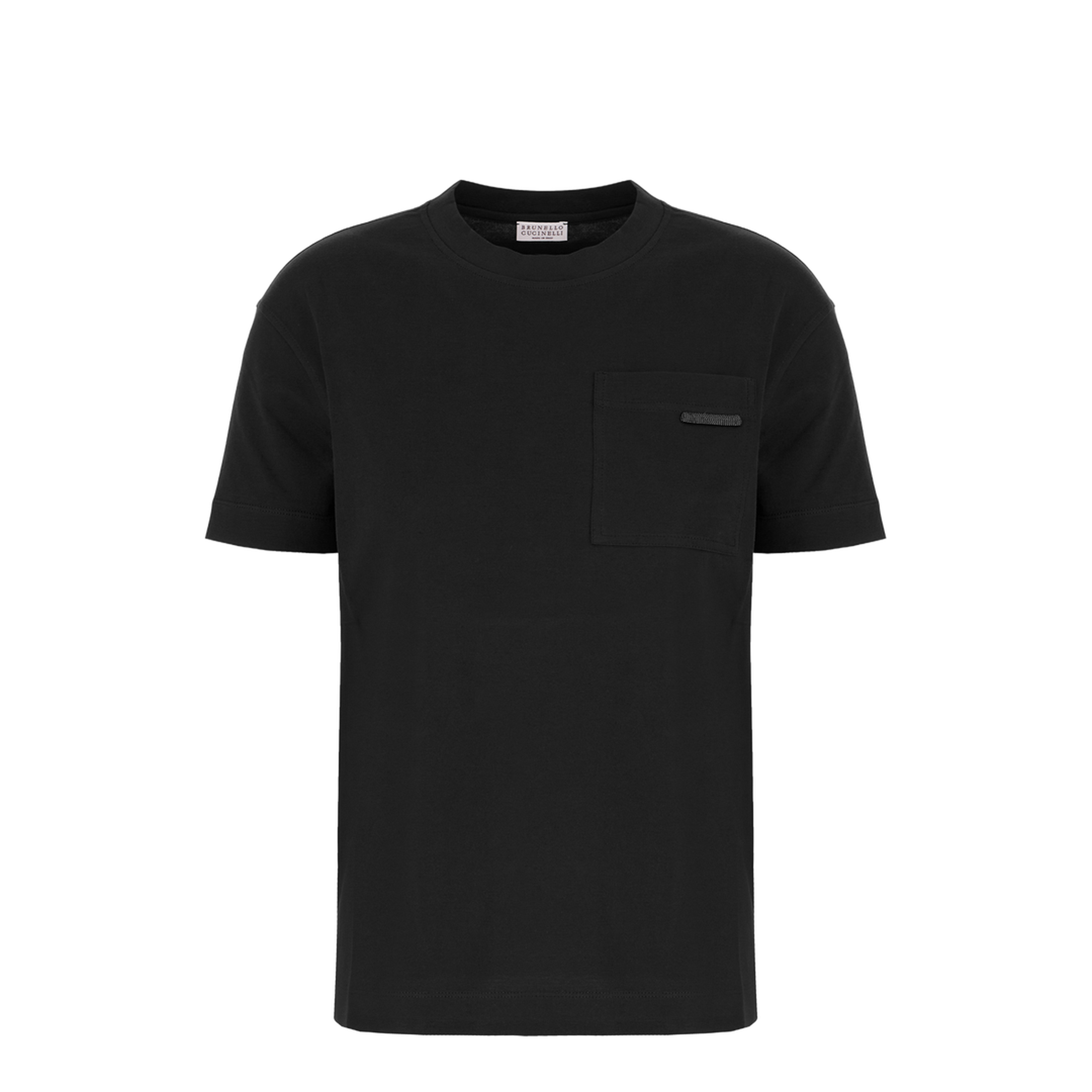 Black Cotton T-Shirt