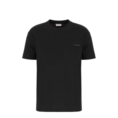 Black Cotton T-Shirt