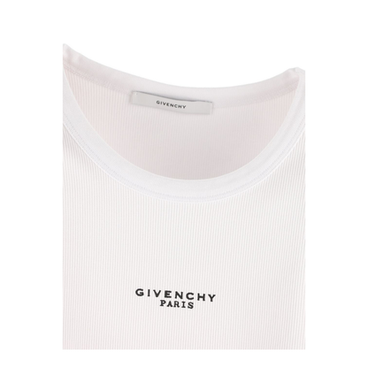 Logo Ribbed Tank Top