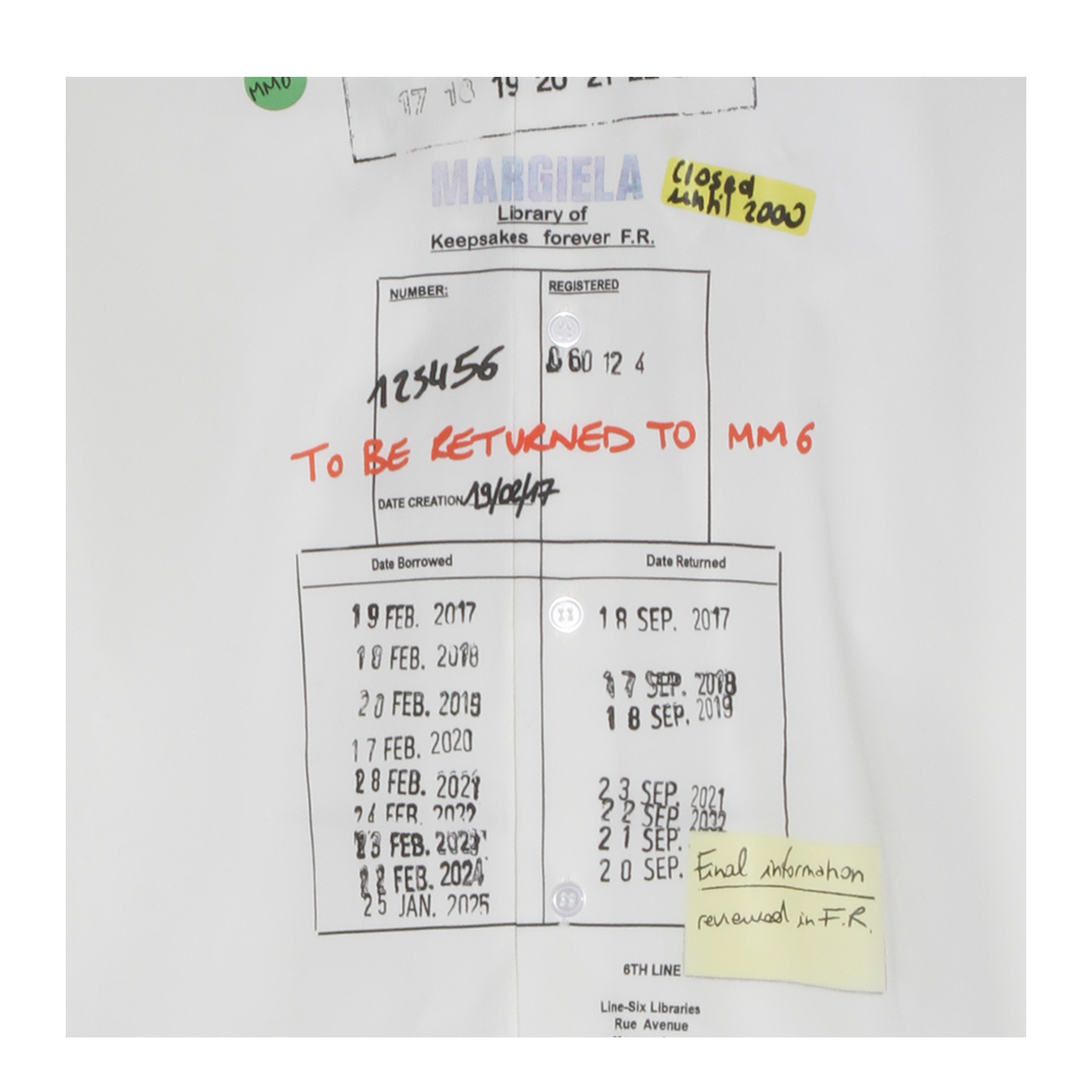 MAYFEYR - Mm6 Maison Margiela - Shirts - S52DL0237M35480101