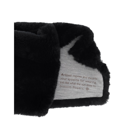 MAYFEYR - ANTIPAST - Fur Muffler Black - KU57RBLACK