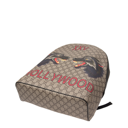 Ophidia Small Crossbody Bag in Beige and Ebony Supreme