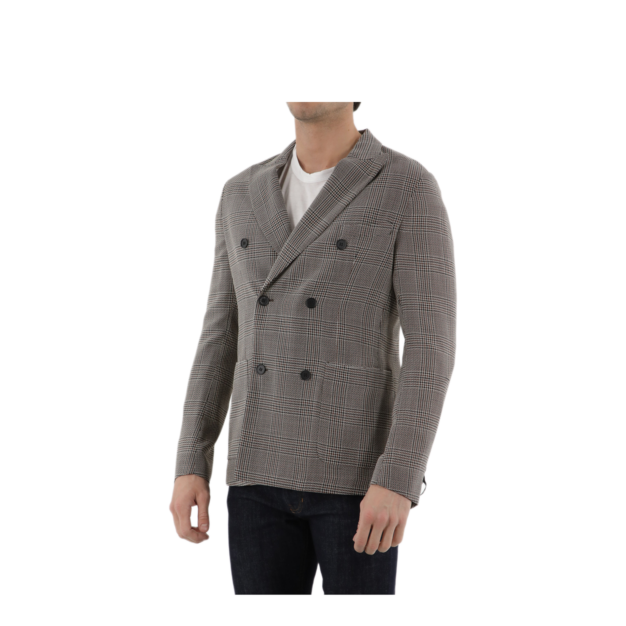 MAYFEYR - Tonello - Double Breasted Glen Plaid Jacket - 06GV0503232Q800