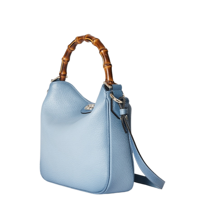 Diana Small Shoulder Bag in Gradient Blue Leather