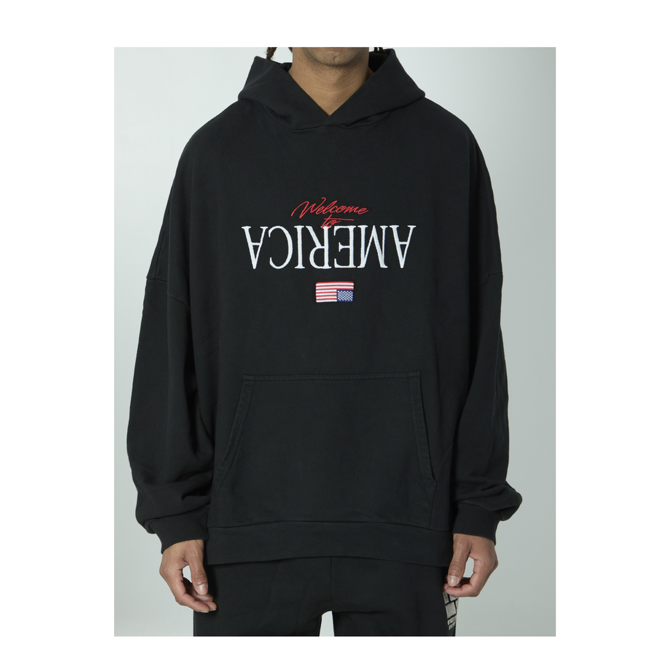 MAYFEYR - Willy Chavarria - Welcome To America Hoodie - WCJSY0241001