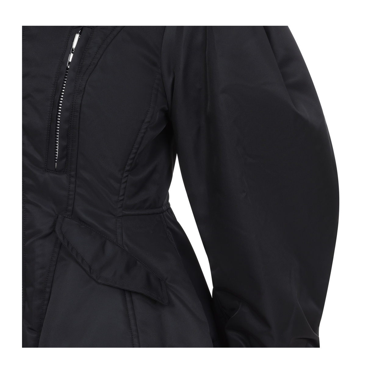 MAYFEYR - Simone Rocha - Black Padded Sculpted Bomber Jacket - 61731335BLACK