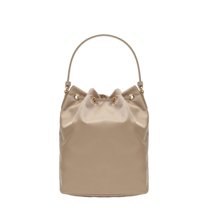 Duet Re-Nylon Bucket Bag - Camel