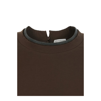 MAYFEYR - Brunello Cucinelli - T-Shirts And Polos Brown - MPT18BD200C4211
