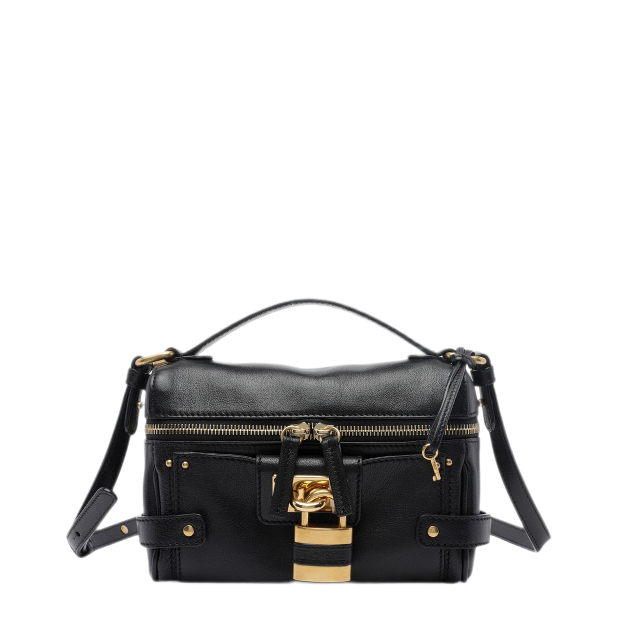 MAYFEYR - Chloè - Black Leather Padded Bag - CH26WS855P75001