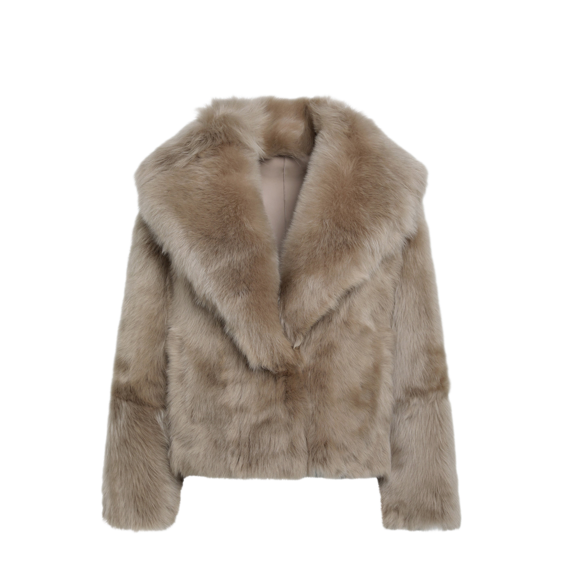 MAYFEYR - Blancha - Short Hazelnut Fur Jacket - 2611430070NO