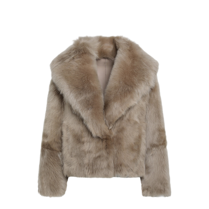 MAYFEYR - Blancha - Short Hazelnut Fur Jacket - 2611430070NO
