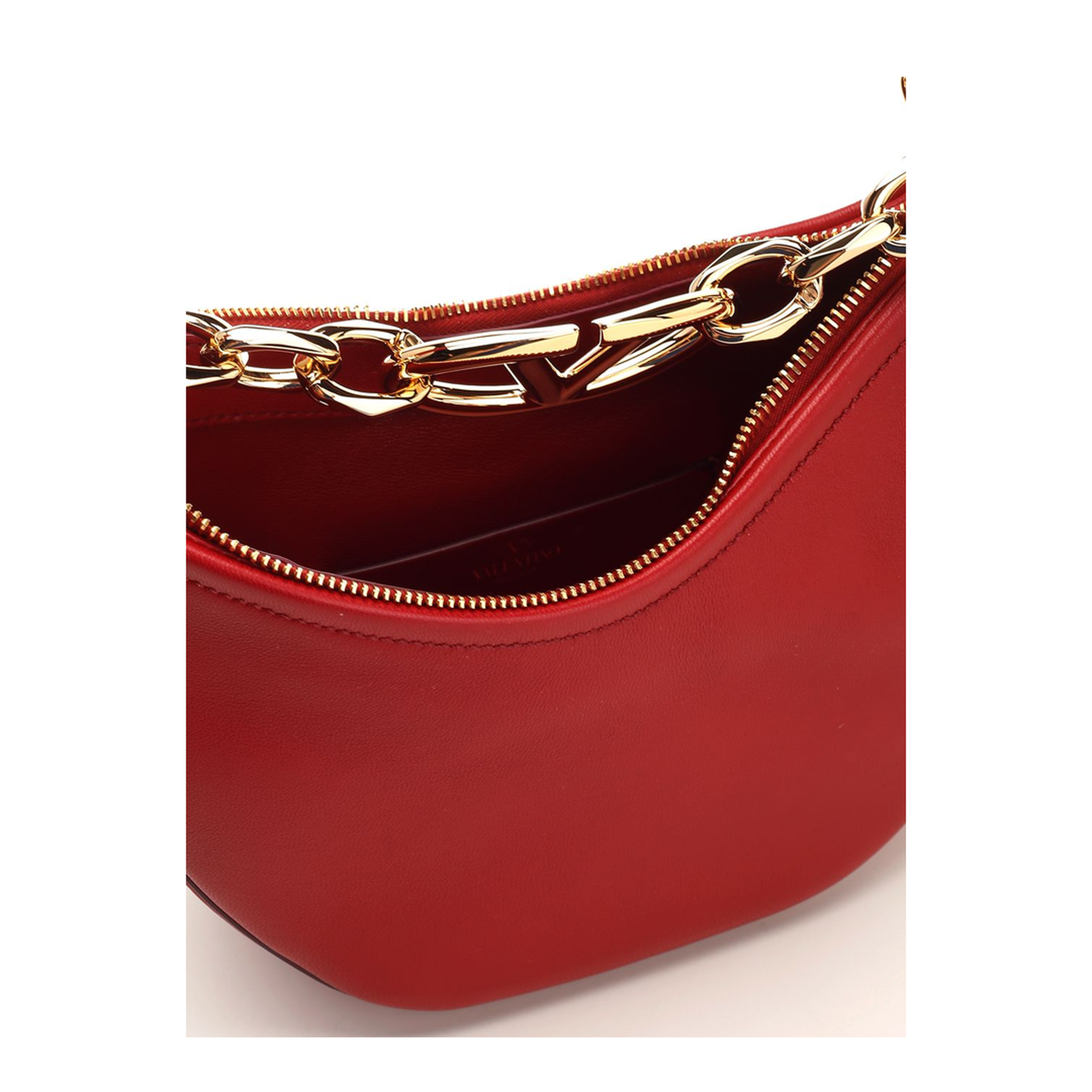 V Logo Moon Mini Bag