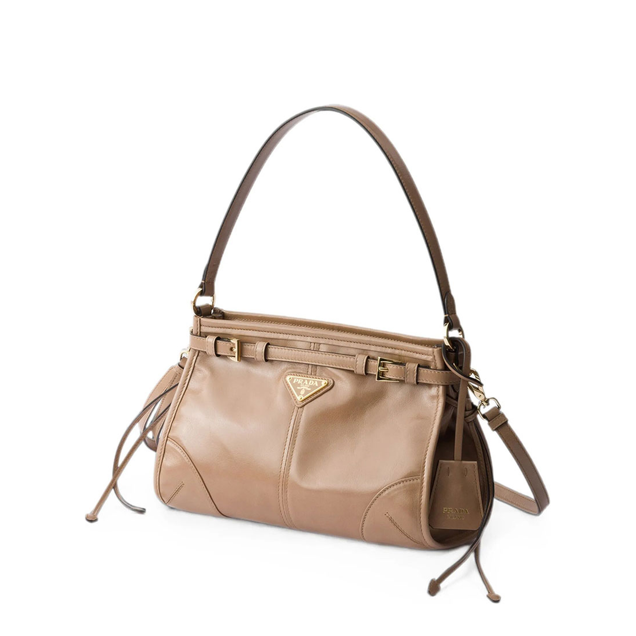 MAYFEYR - Prada - Bonnie Small Leather Handbag - 1BC297VOOM2CYRF0LT6