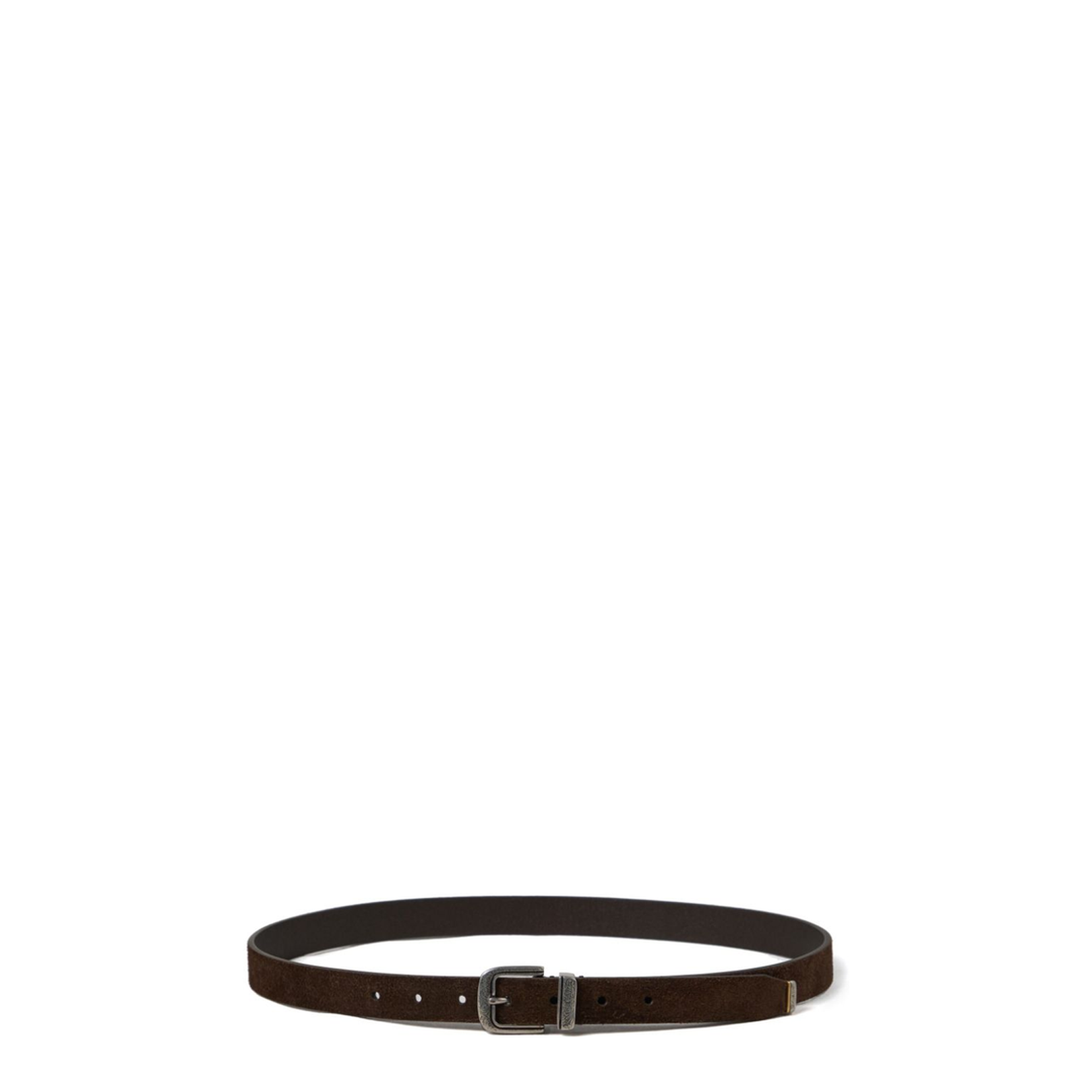 Brown Leather Adjustable Belt