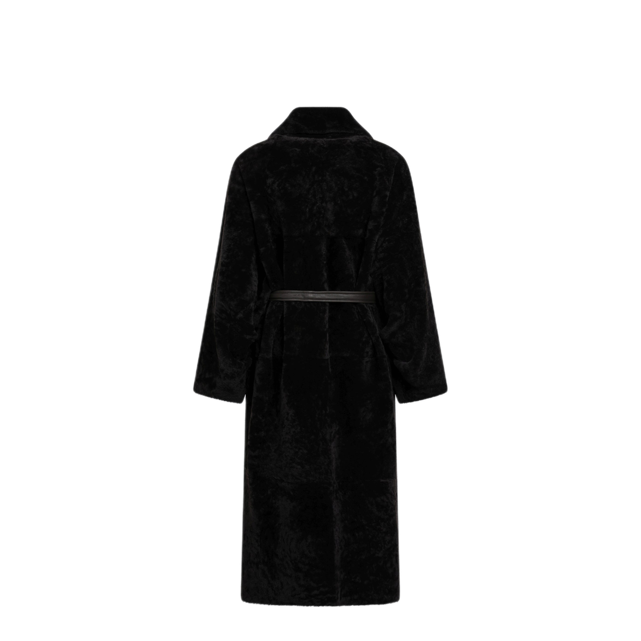 MAYFEYR - Blancha - Chocolate Brown Belted Fur Coat - 2619030057CI