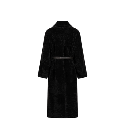 MAYFEYR - Blancha - Chocolate Brown Belted Fur Coat - 2619030057CI