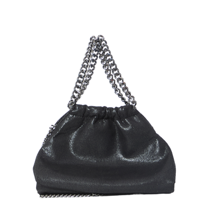 Falabella Mini Polyester Crossbody Bag - Black
