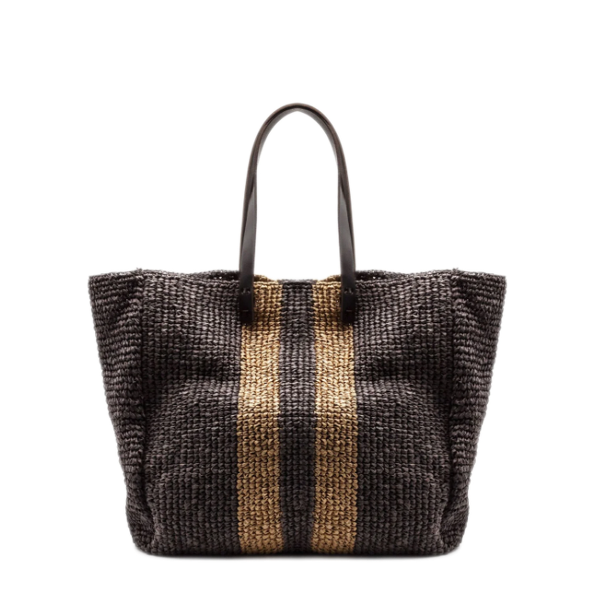 MAYFEYR - Parosh - Borsa Raffia C Manici Pelle - D050700GIBAG808