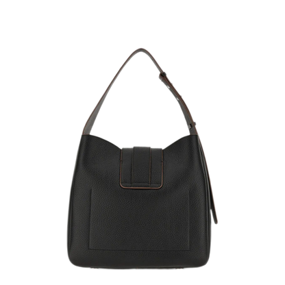 XS Calfskin Shoulder Bag - Nero