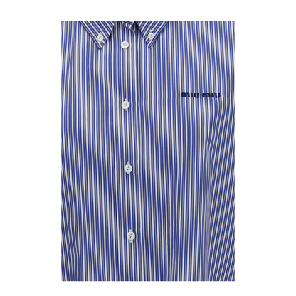 MAYFEYR - Miu Miu - Striped Cotton Shirt - MK2047SOOO195D